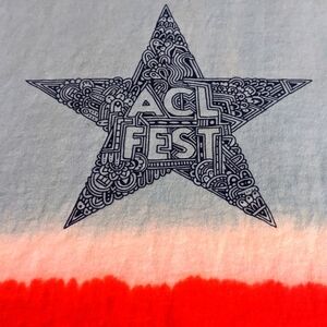 Austin City Limits Festival tri-color tank top
